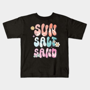 Retro Sun salt sand Kids T-Shirt